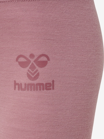 Coupe slim Pantalon de sport Hummel en rose