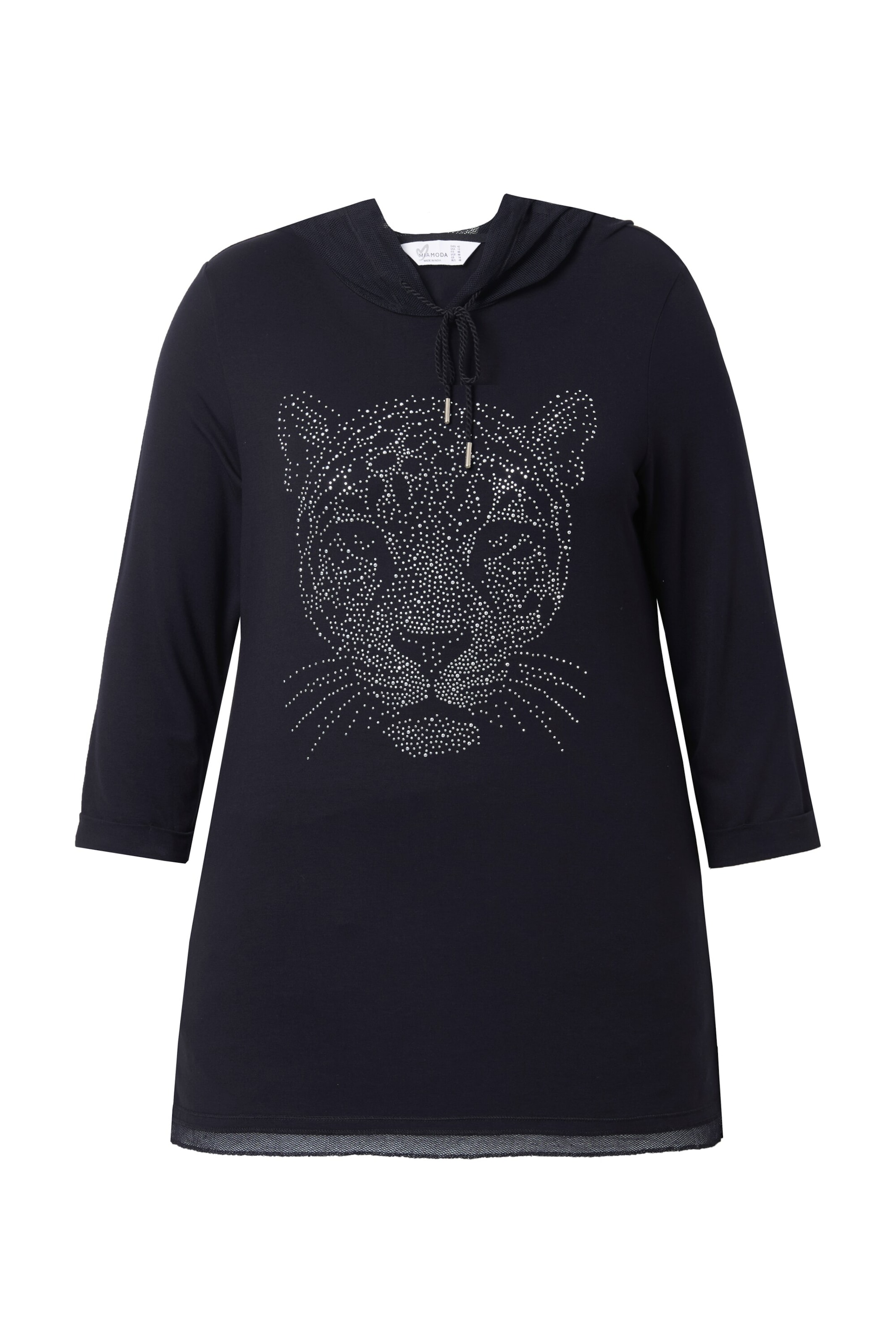 MIAMODA Shirt in Schwarz: Vorderseite