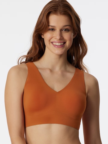 SCHIESSER Regular Bra ' Invisible Soft ' in Orange: front