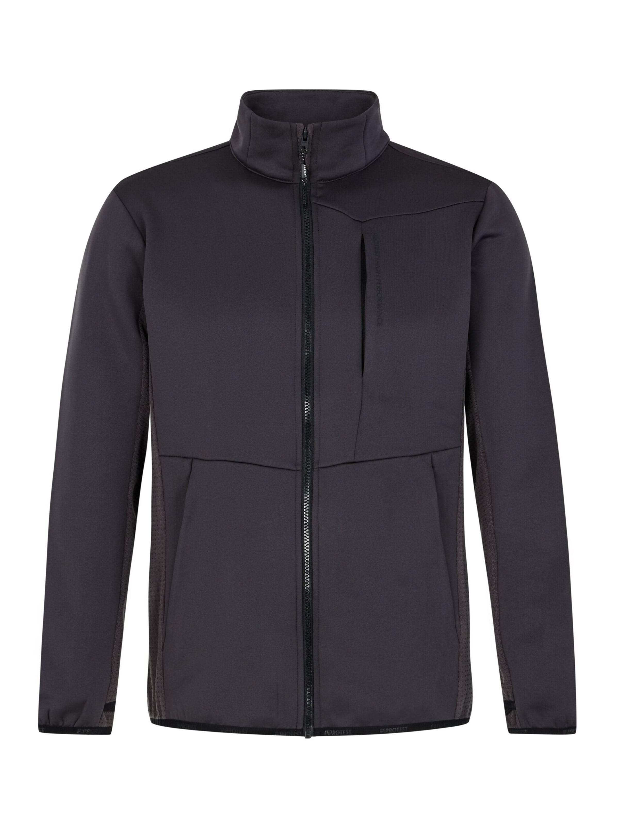 PROTEST Fleece jacket 'PRTFRAPTON' in Grey: front