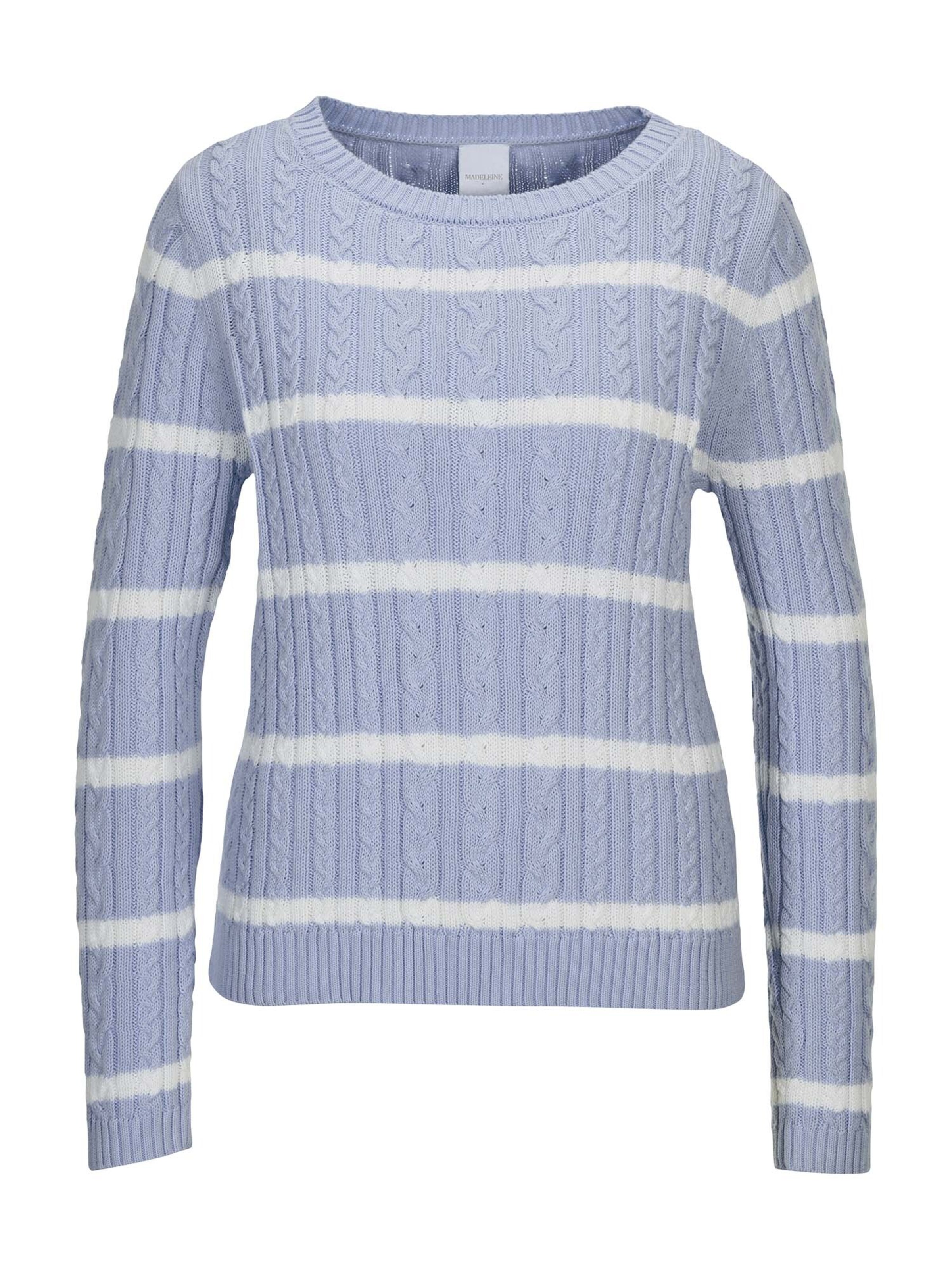 MADELEINE Trui in Blauw: voorkant