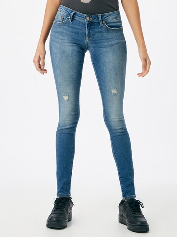 ONLY Skinny Jeans 'Coral' in Blauw: voorkant