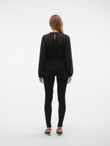 VERO MODA Blouse 'BECCA' in Zwart