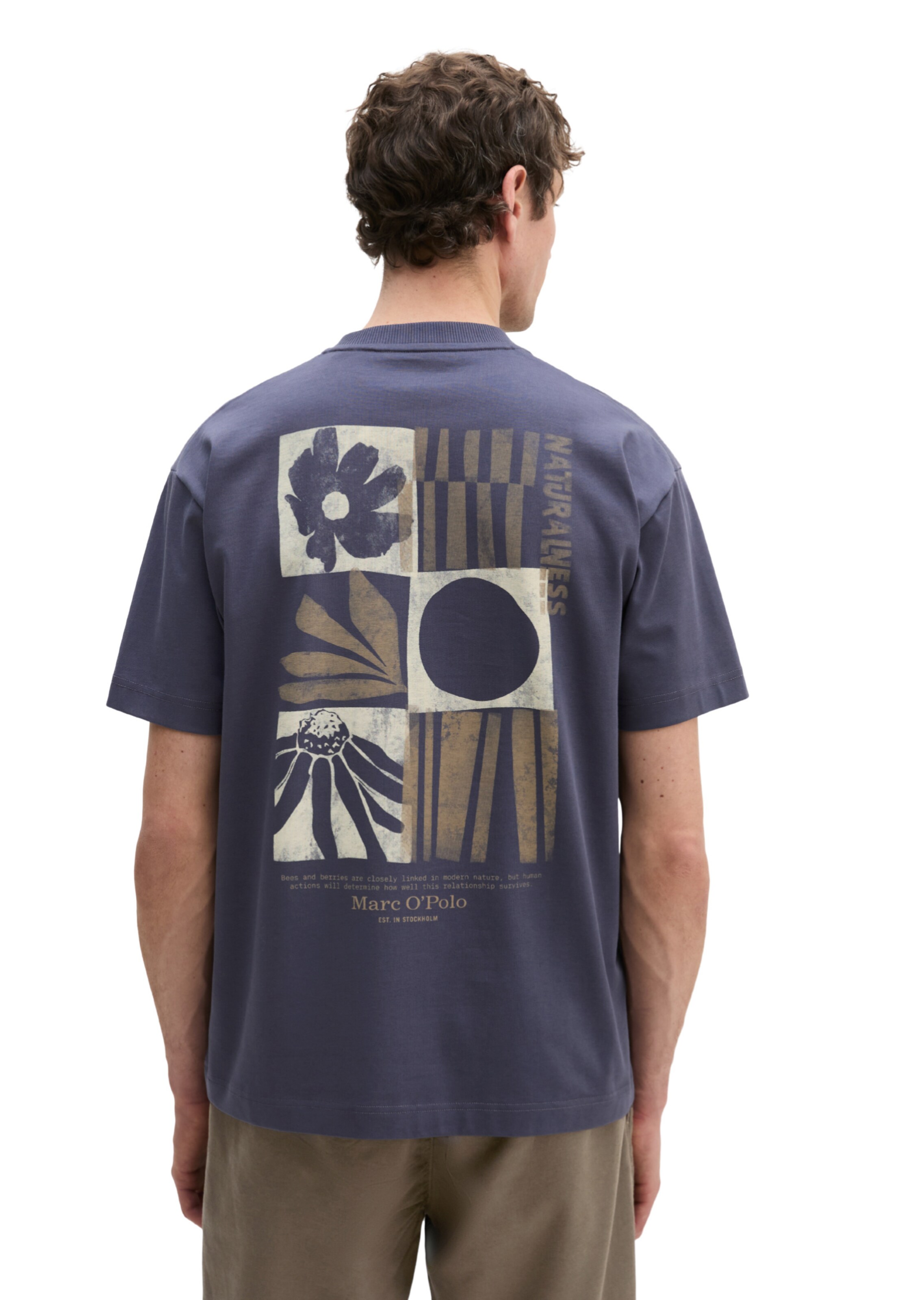 Marc O'Polo Shirt in Grey: front