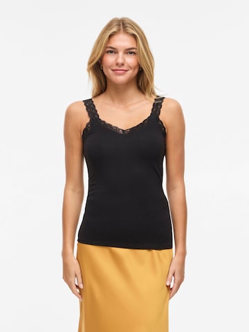 VILA - Top 'VIClura' en negro: frente