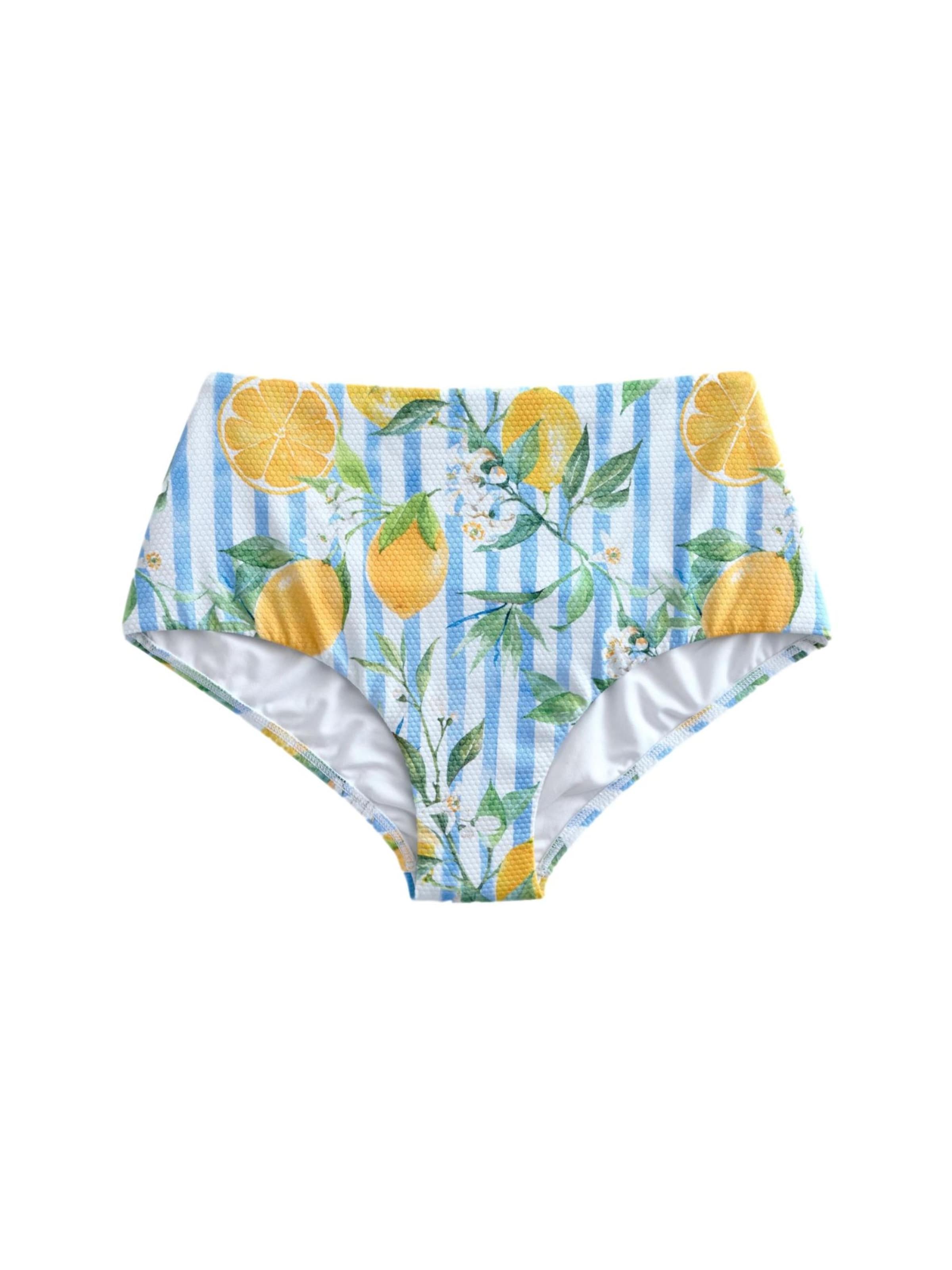 Next Bikini apakšdaļa, krāsa - debeszils / debeszils / dzeltens / zaļš, Preces skats