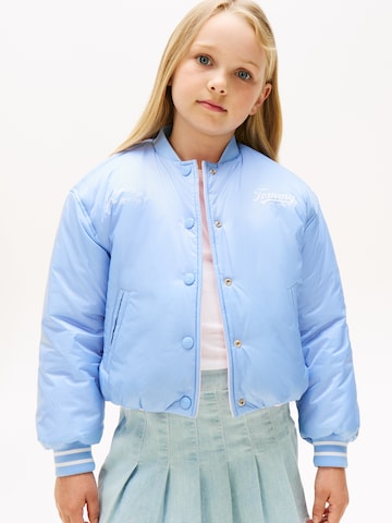 TOMMY HILFIGER Tussenjas in Blauw
