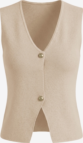 Imily BelaKardigan bez rukava - bež boja: prednji dio