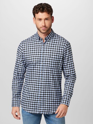 BRAX Regular fit Button Up Shirt 'DANIEL' in Blue: front