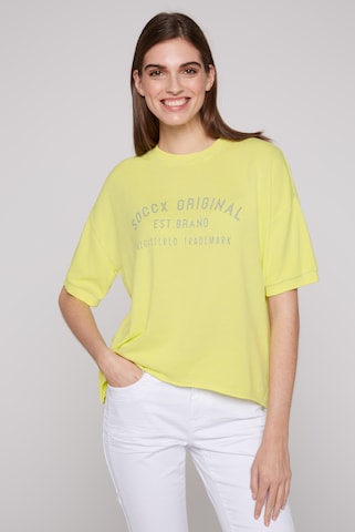 Soccx Sweatshirt in Yellow: front