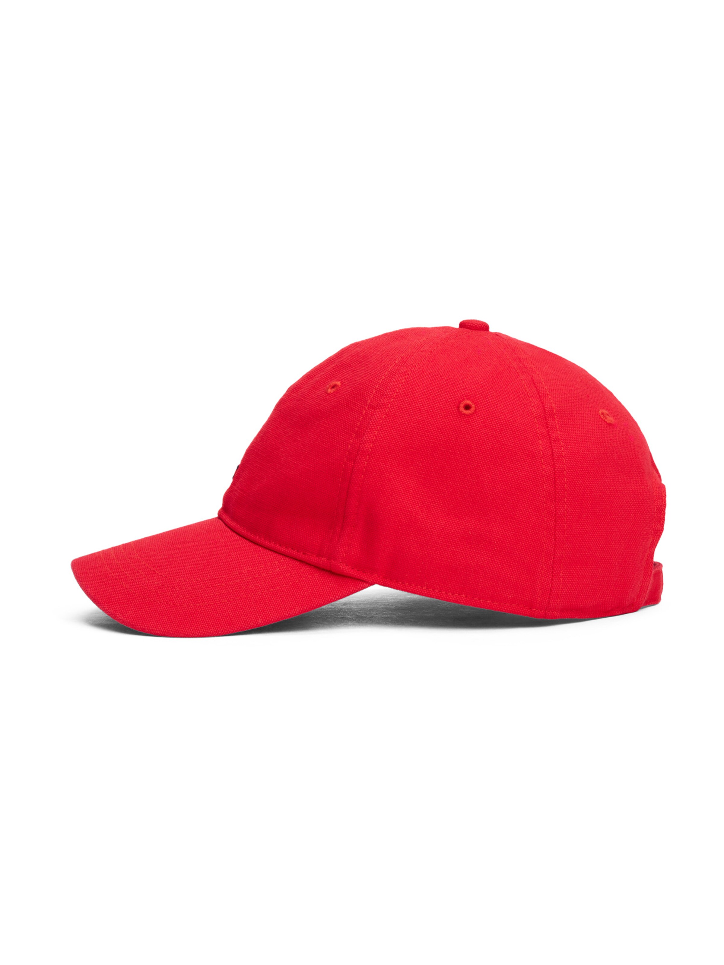 Casquette TOMMY HILFIGER en rouge : devant