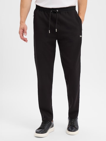 Regular Pantalon Karl Lagerfeld en noir : devant