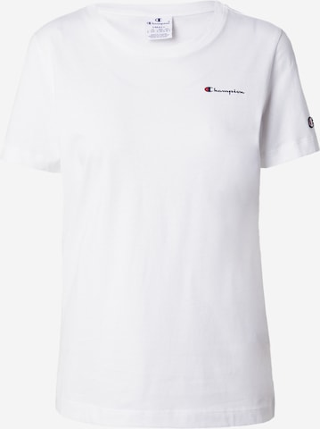 balts Champion Authentic Athletic Apparel T-Krekls: no priekšpuses