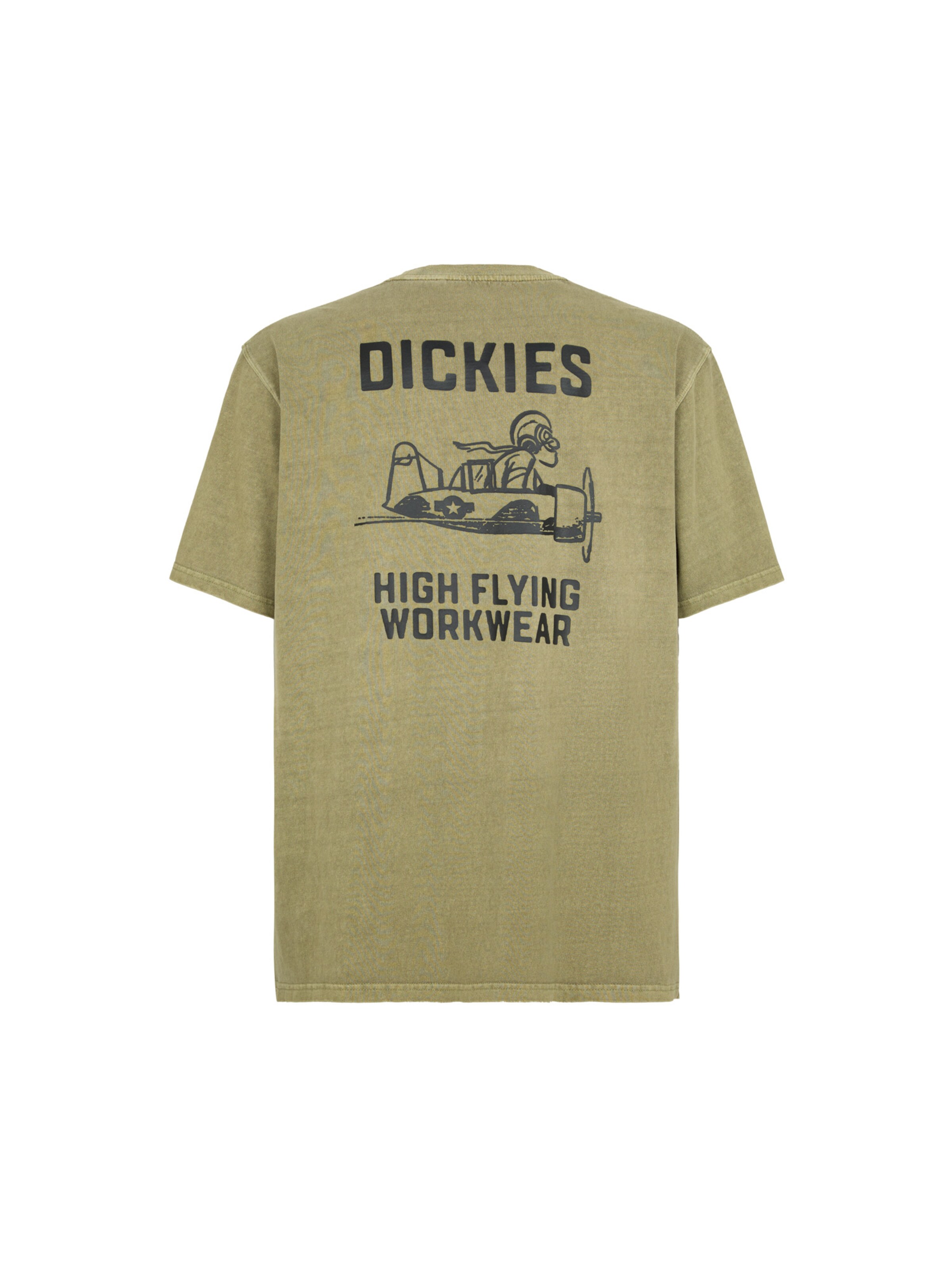 DICKIES Bluser & t-shirts 'HIGH FLYING WORKWEAR' i beige: forside