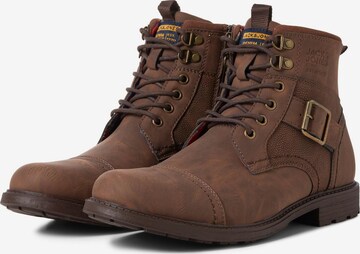 JACK & JONES Lace-up shoe 'CHICHESTER' in Brown