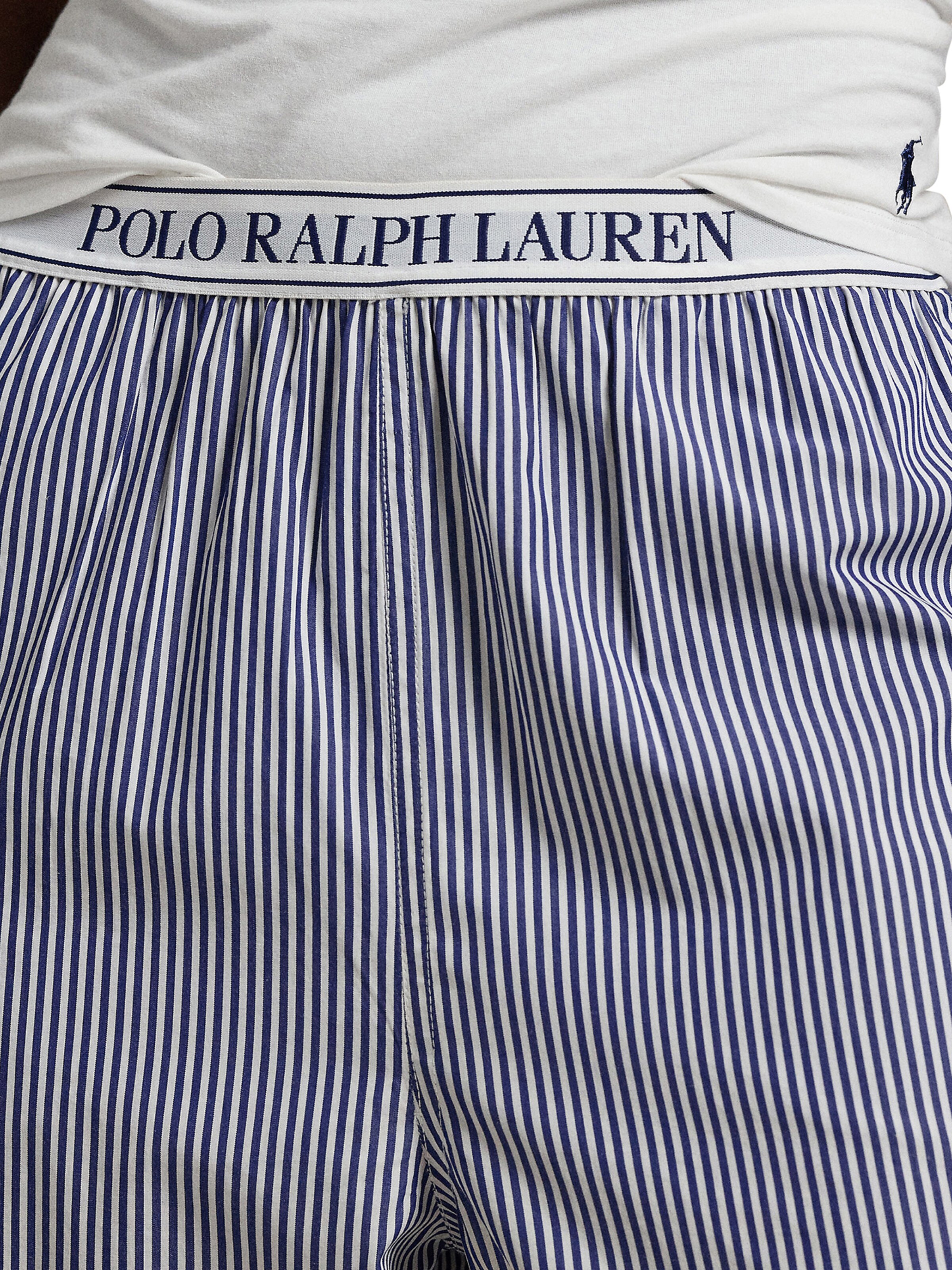 Polo Ralph Lauren Pyjamabroek ' Shirting Stripes ' in Blauw