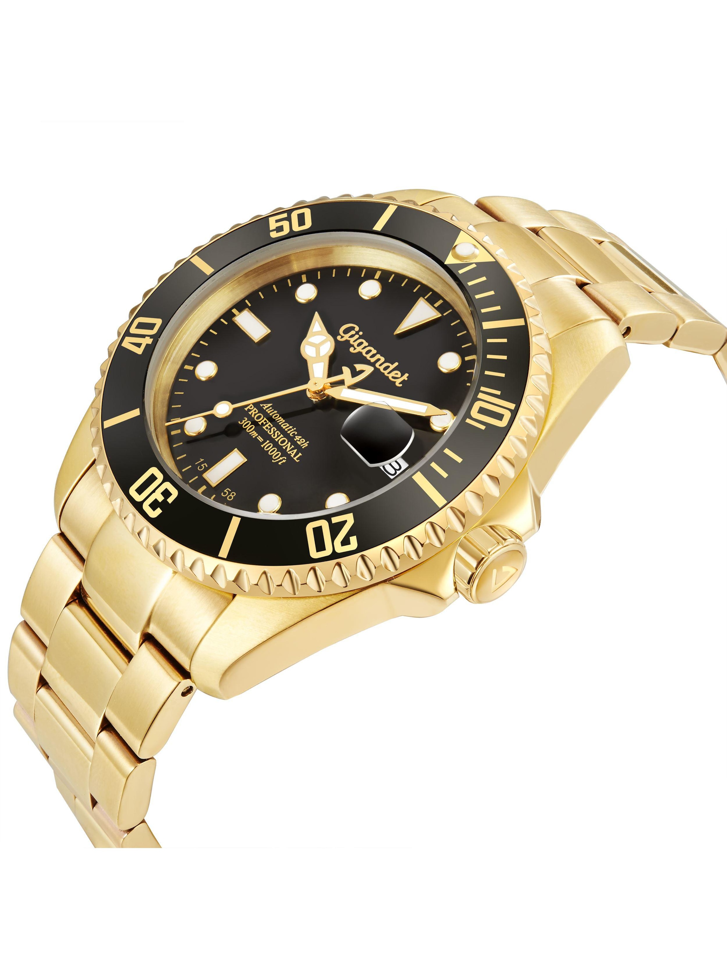 Gigandet Analog Watch 'SEA GROUND' in Gold
