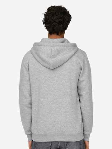 Only & Sons Sweatjacke 'Ceres' in Silber