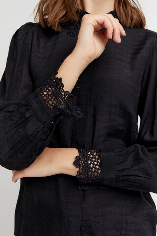PULZ Jeans Blouse 'CANNY' in Black