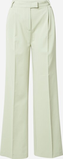 Another Label Pantalon à plis 'Moore' en vert pastel, Vue avec produit