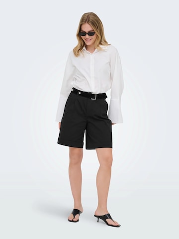 ONLY Loosefit Παντελόνι πλισέ 'ONLROSALIE' σε μαύρο