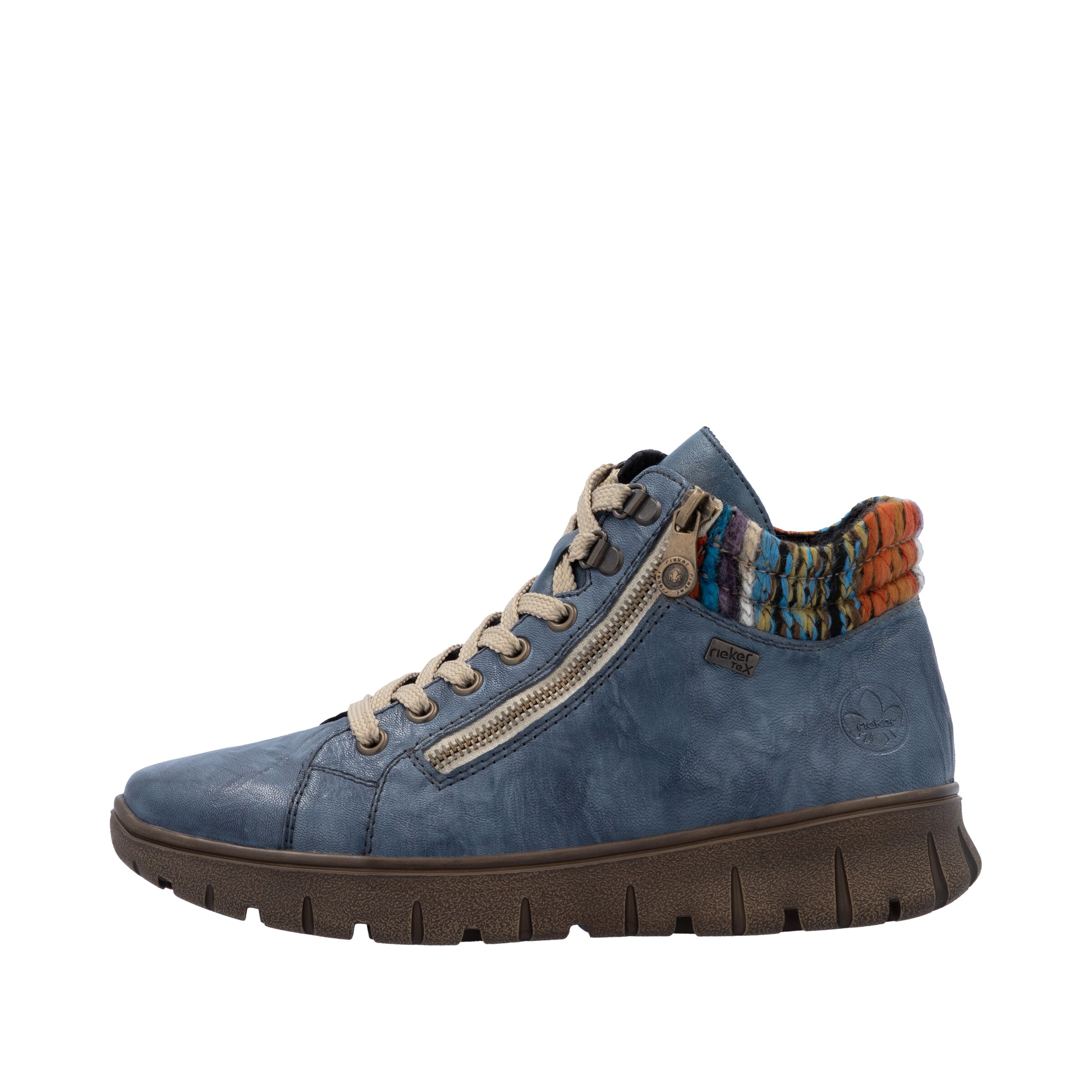 Bottes à lacets 'N1305' Rieker en bleu