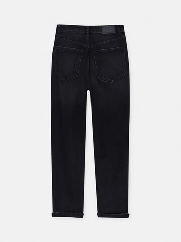 Pull&Bear Loosefit Jeans in Schwarz