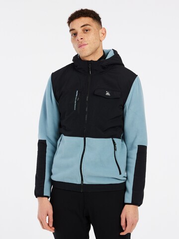 PROTEST Fleece jas 'PRTGRID' in Blauw
