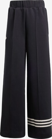 ADIDAS ORIGINALS Wide leg Pants 'Adicolor Neuclassics' in Black: front