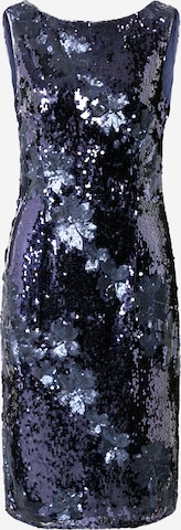 Robe de cocktail Adrianna Papell en bleu : devant