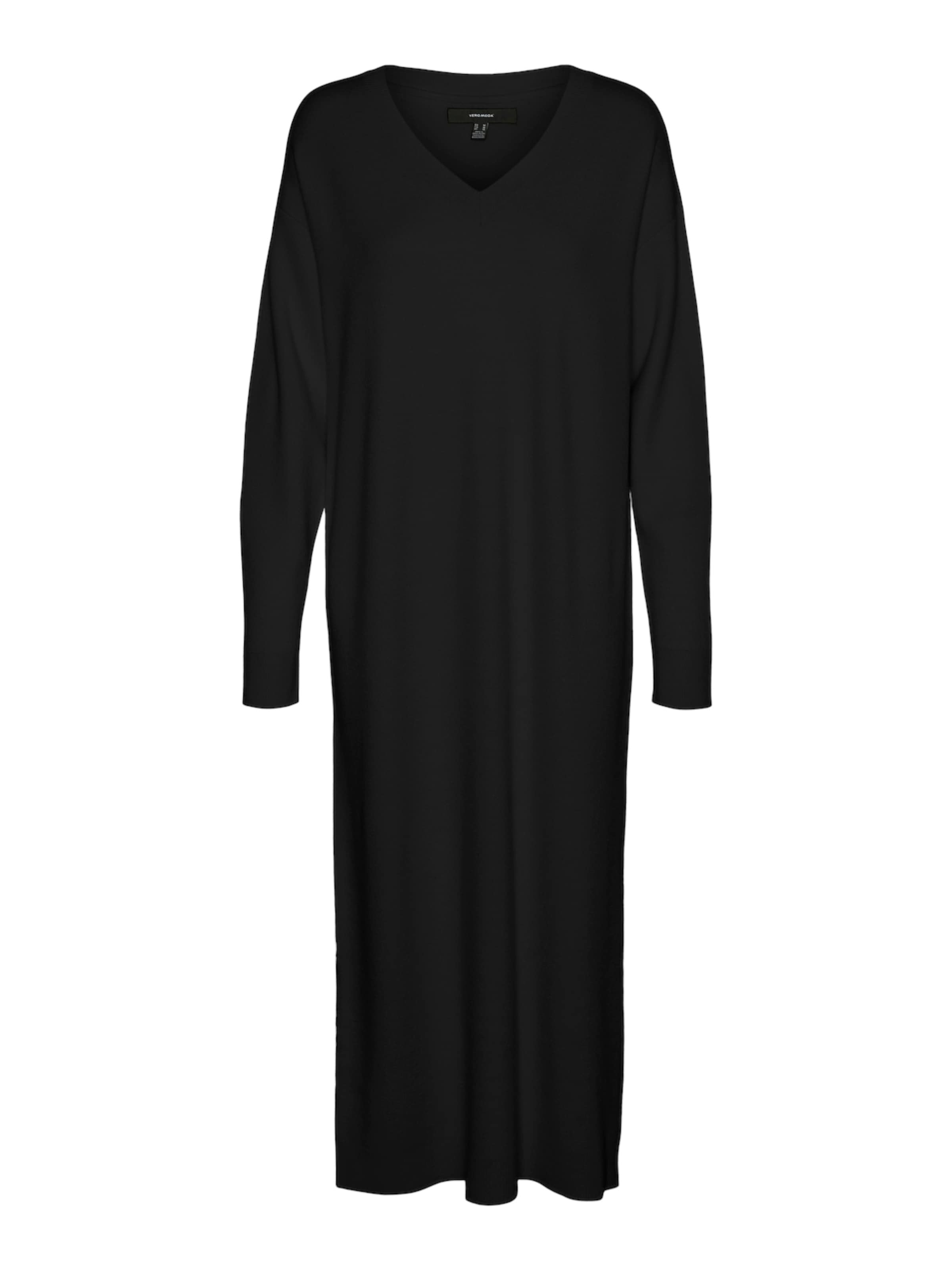 VERO MODA Kötött ruhák 'VMGold' - fekete: elől