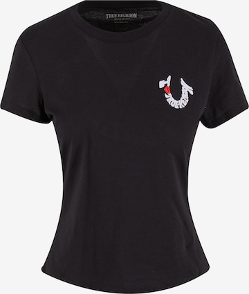True Religion Koszulka w kolorze czarny: przód