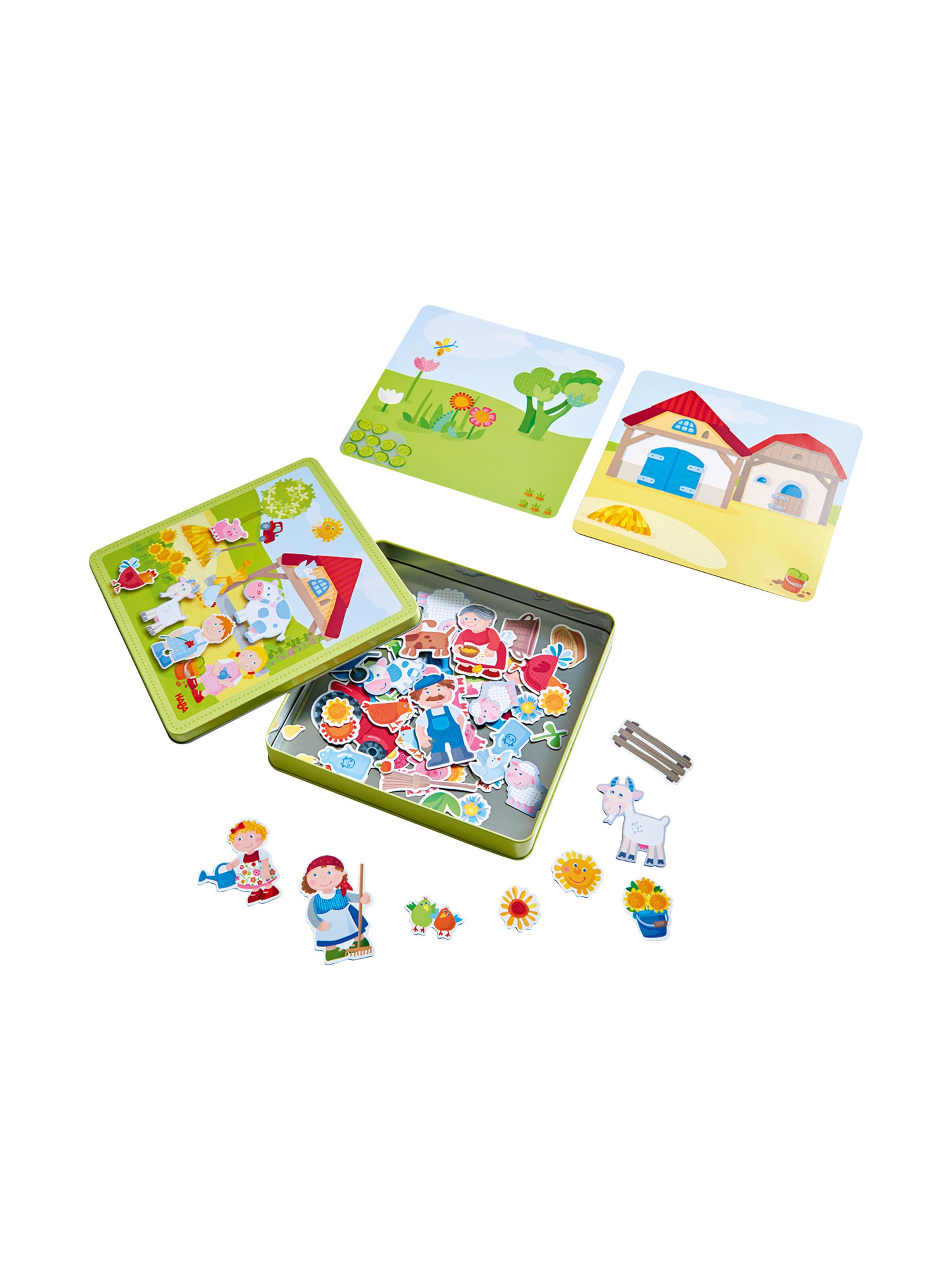 HABA Puzzle ' Magnetspiel-Box Peters und Paulis Bauernhof ' in Mischfarben