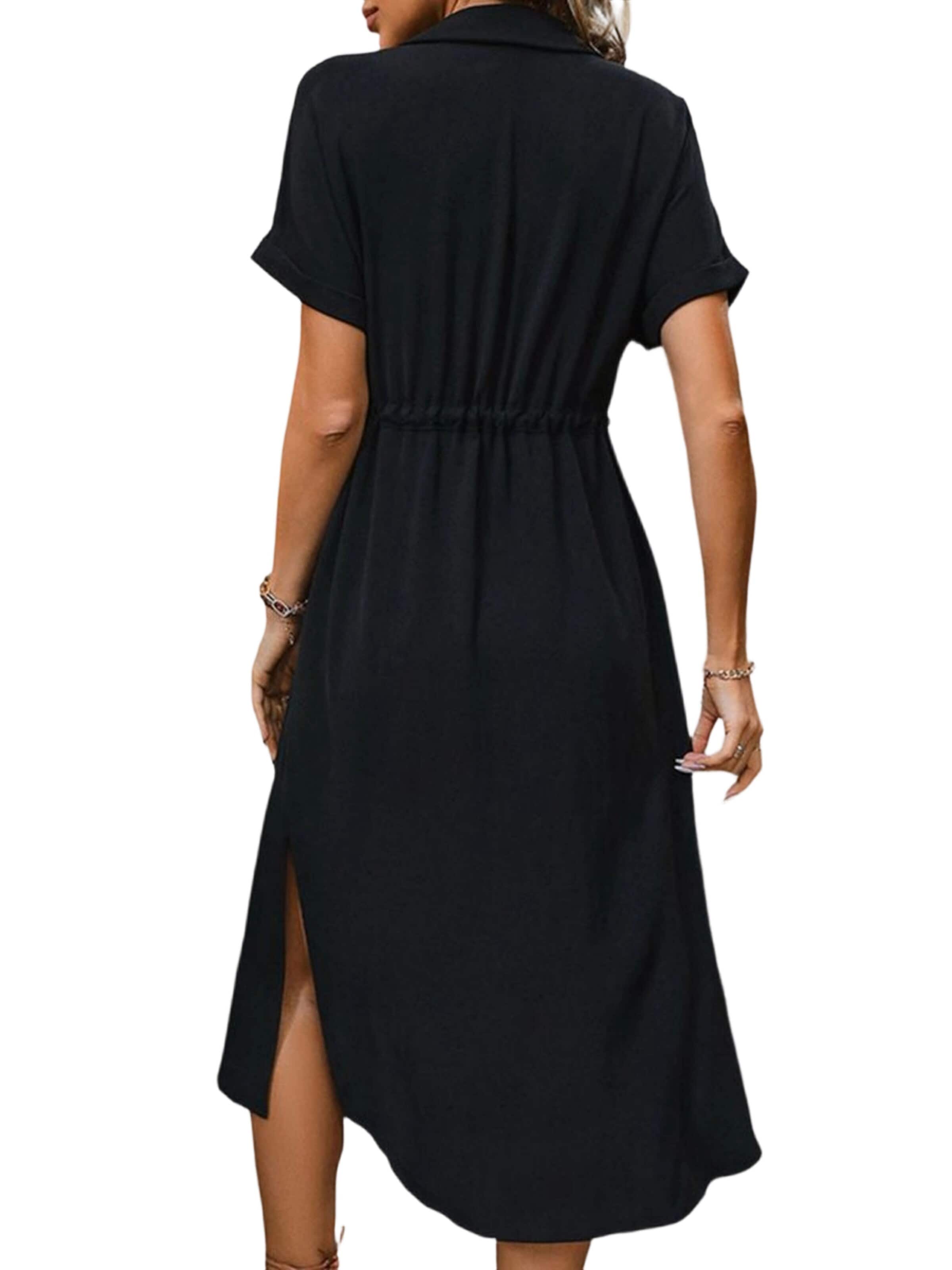 Yesfashion Sukienka w kolorze czarny