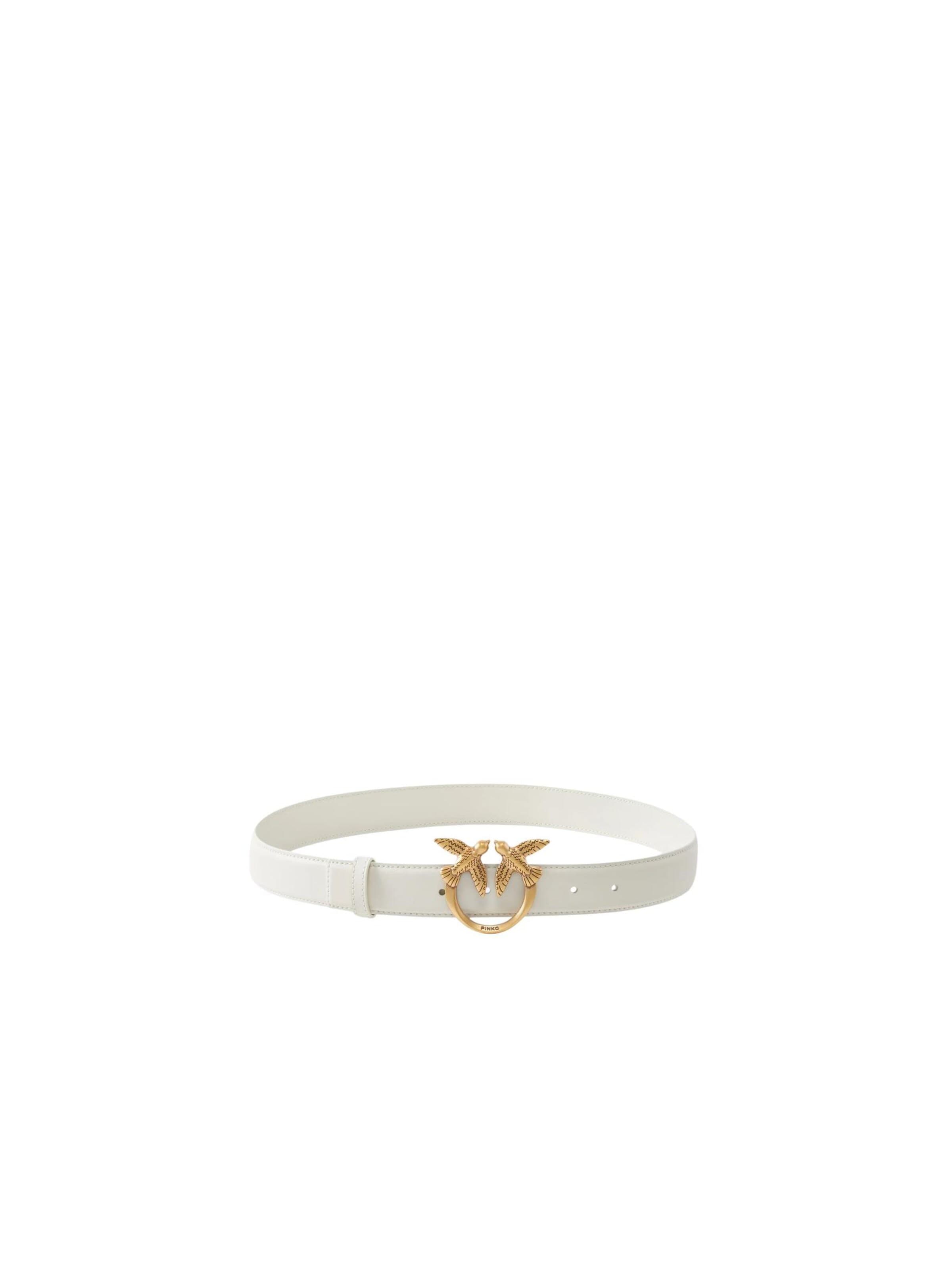 PINKO Riem '100125 A0F1 PE26 - CINTURA - PINKO' in Wit: voorkant