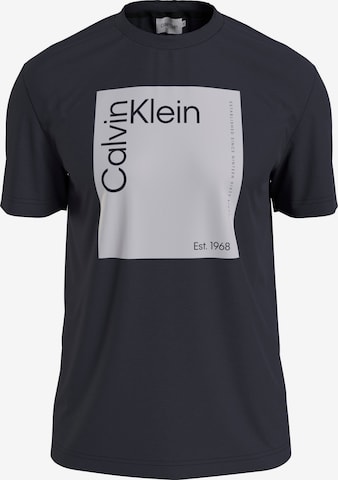 T-Shirt Calvin Klein Big & Tall en bleu : devant