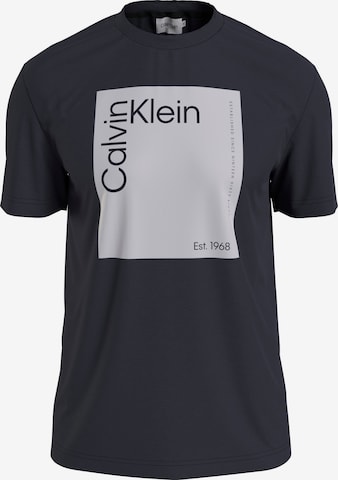 Calvin Klein Big & Tall Тениска в синьо: отпред