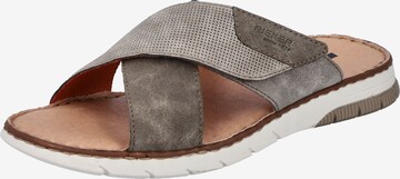 Rieker Mule in Brown: front