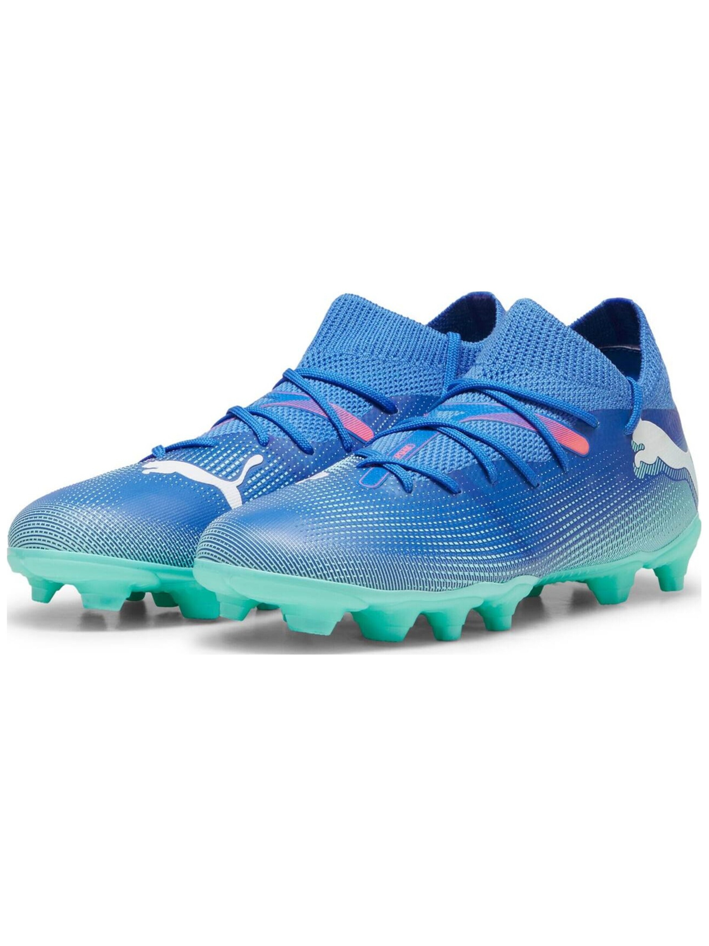 PUMA - Zapatillas de fútbol 'Puma Future 7 Match Fgag Jr' en azul