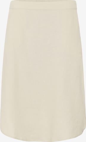 Jupe 'BYFalakka' b.young en beige : devant