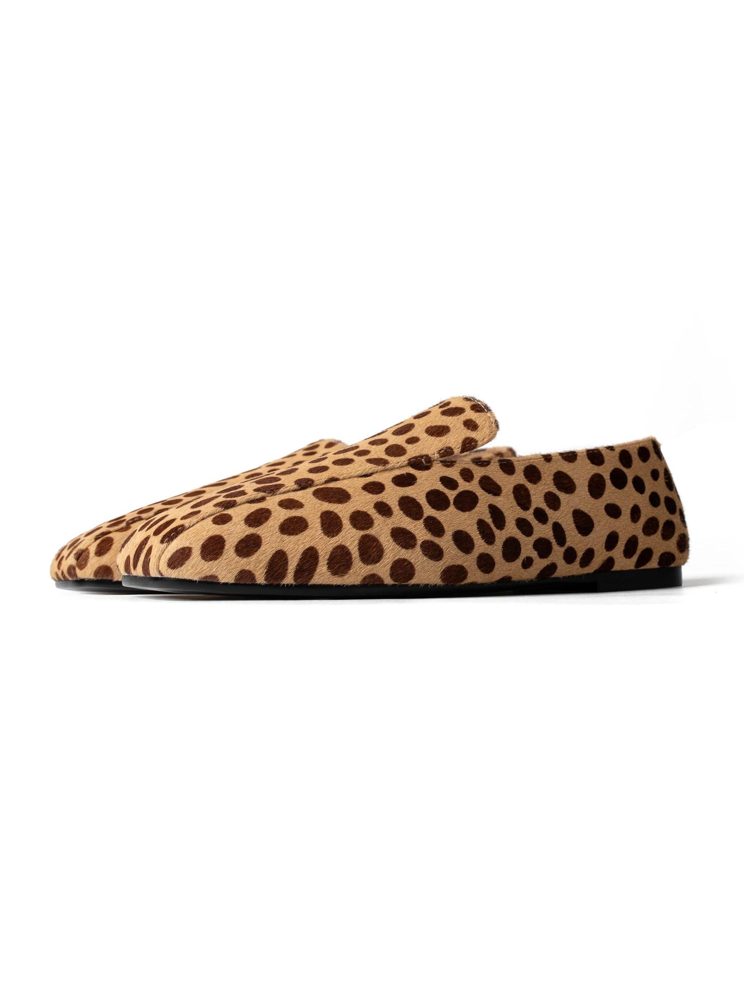 L37 HANDMADE SHOES Slip-ons 'JUST BEFORE THE SUNSET' in Brown