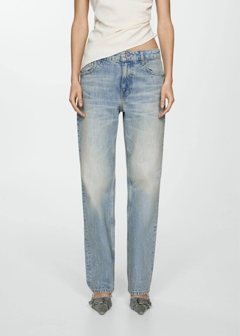 MANGO Regular Jeans 'Aila' in Blauw: voorkant