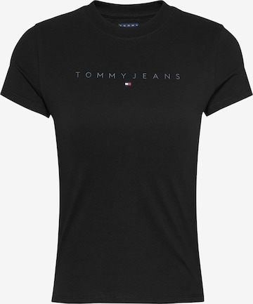 Tommy Jeans Koszulka w kolorze czarny: przód