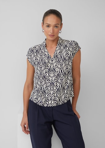 s.Oliver BLACK LABEL Blouse in Blue: front