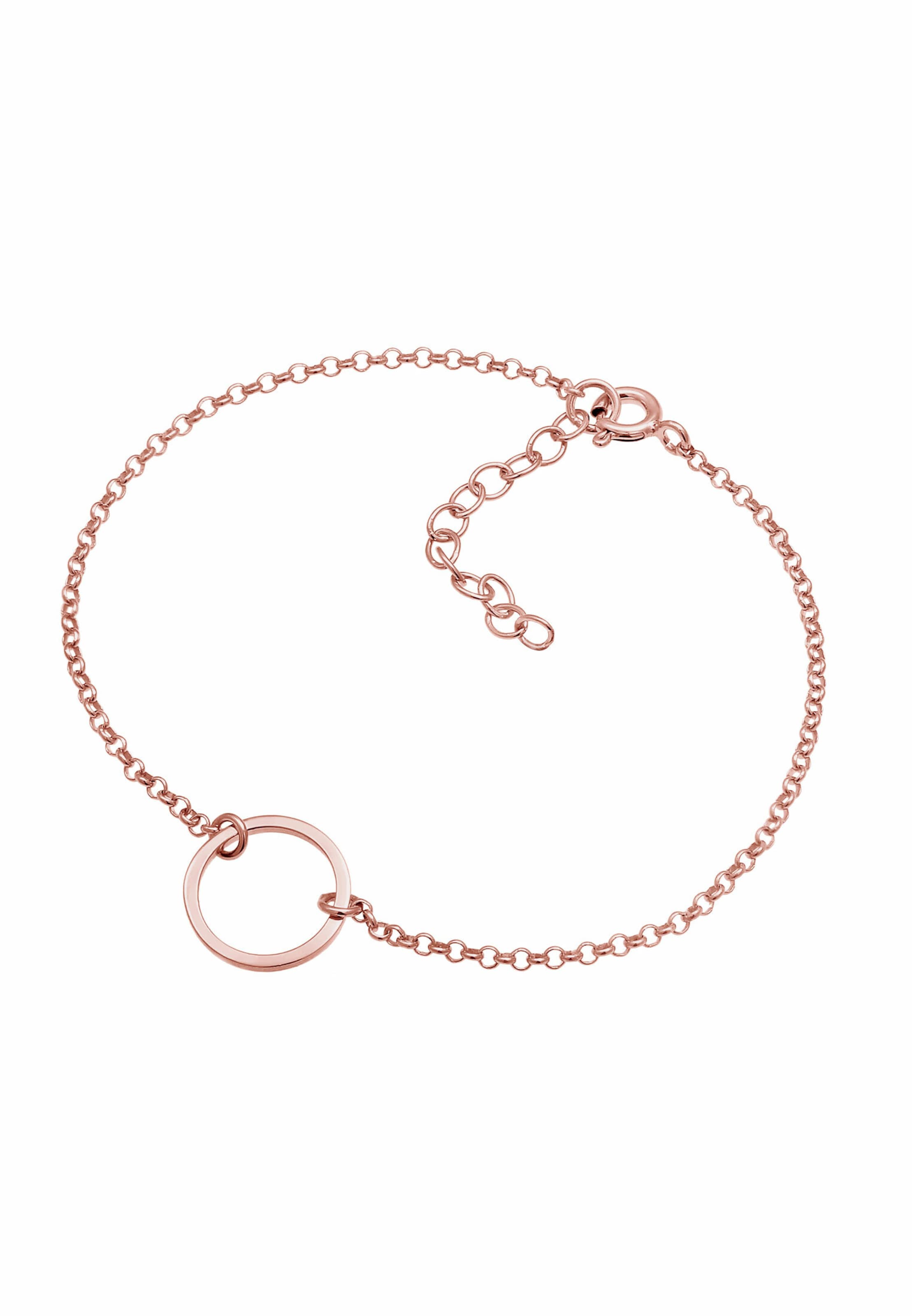 ELLI Armband Geo, Kreis in Gold