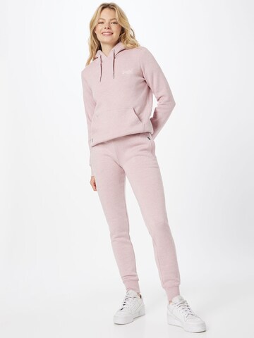 Effilé Pantalon Superdry en rose