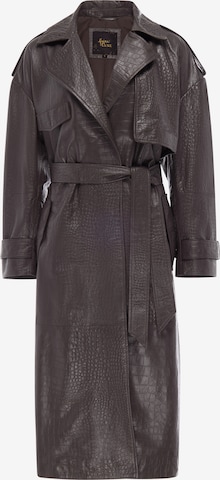Manteau mi-saison faina en bleu : devant