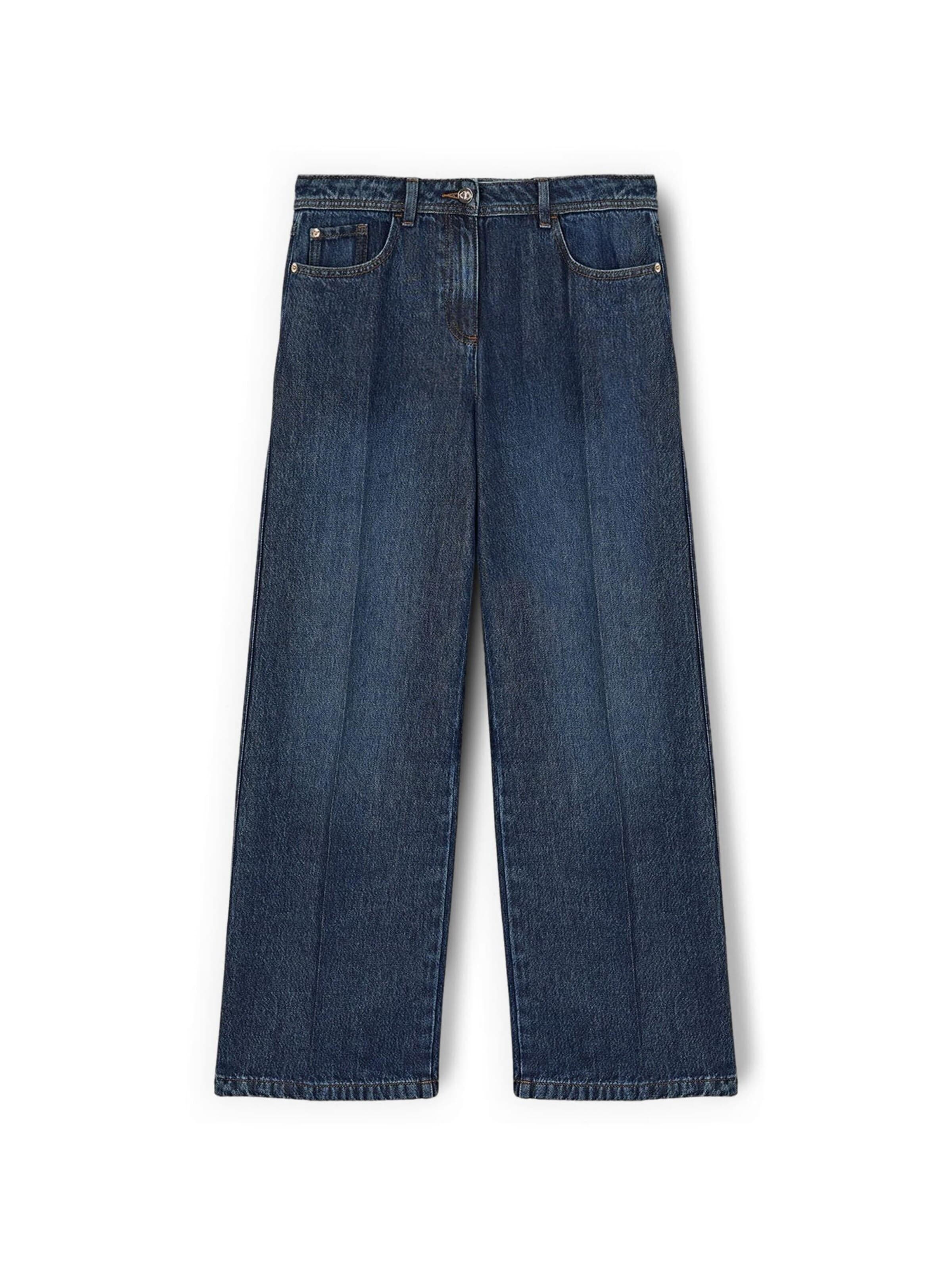 MOTIVI Wide leg Jeans in Blue: front