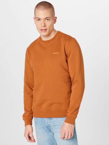 Sweat-shirt 'Downton' BLEND en marron : devant