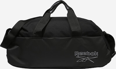 REEBOK Sportstaske 'ESSENTIALS' i sort / hvid, Produktvisning